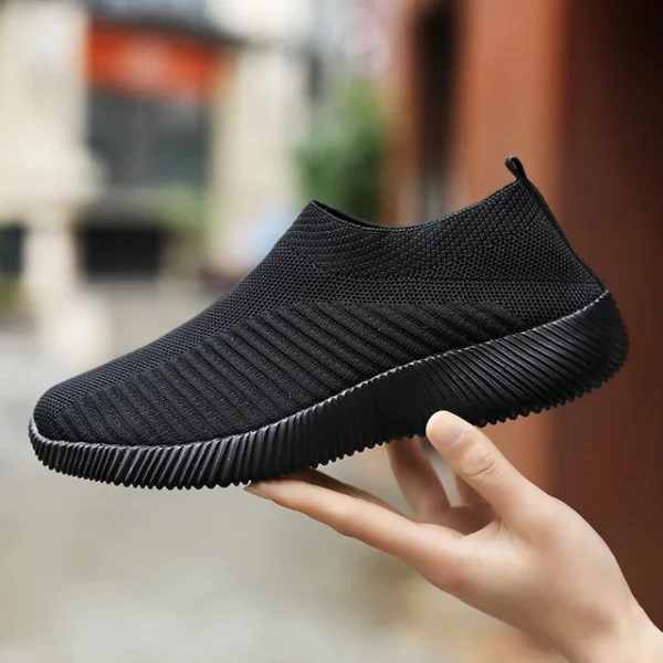 Women Vulcanized Shoes High Quality Women Sneakers Slip On Flats Shoes Women Loafers Plus Size 42 Walking Flat - Image 8