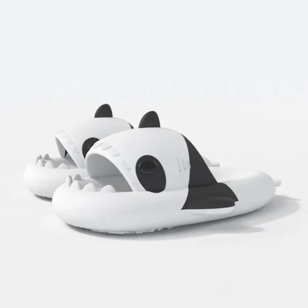 4cm Thick Sole Shark Slippers Women Couple's Indoor And Outdoor Lantern Fish Slides Man‘s Anti Skid Home Cool Shoes 2023 Summer - Image 5