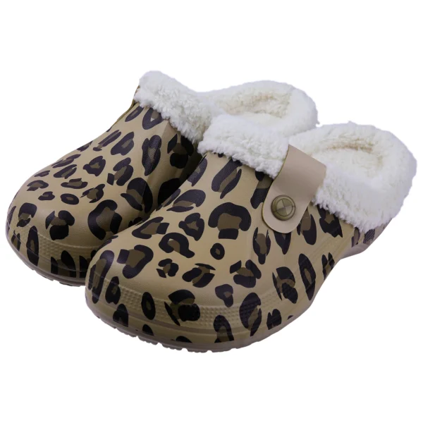 Comwarm Indoor Women Warm Slippers Garden Shoes Soft Waterproof EVA Plush Slippers Female Clogs Couples Home Bedroom Fuzzy Shoes - Image 13