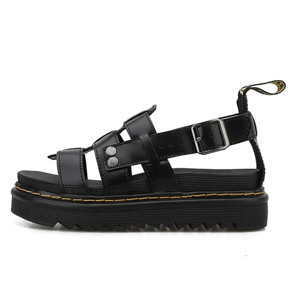 Elegant Black Designer Women's Sandals Summer 2024 High Quality Comfortable Platform Sandals Women Brand Luxury Womens Sandals - Image 7