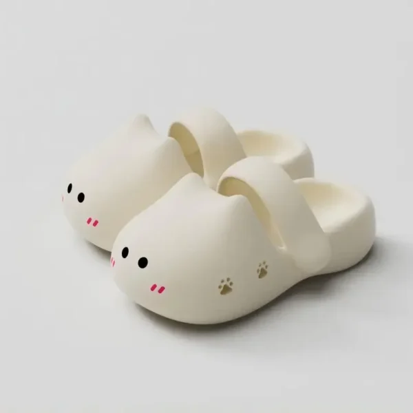 Women Summer EVA Non-slip Slippers Ladies Cute Cat Cartoon Home Indoor Sandals Female Outwear Soft Sole Pump Shoes - Image 8