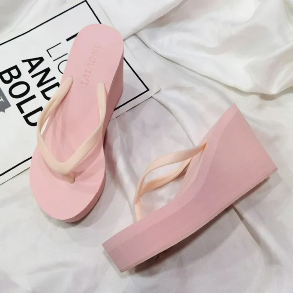 Womens Shoes Comfort Summer Women Wedge Platform Slippers Outdoor Sports Beach Flip Flops Opened Toe Casual Shoes 2023 - Image 4