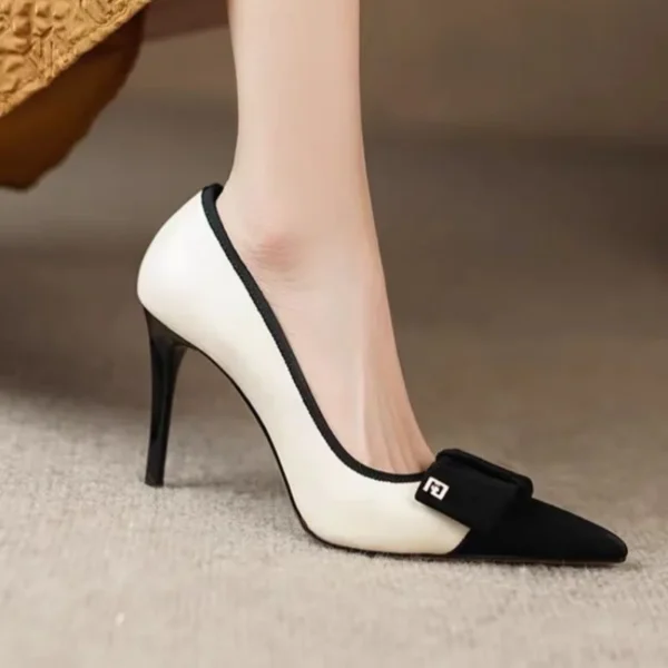 2023 Women Elegance High Heels Pumps Wedding Bridal Stiletto Women Heels Lady Scarpins Office Party Shoes Women Pumps G08 - Image 4