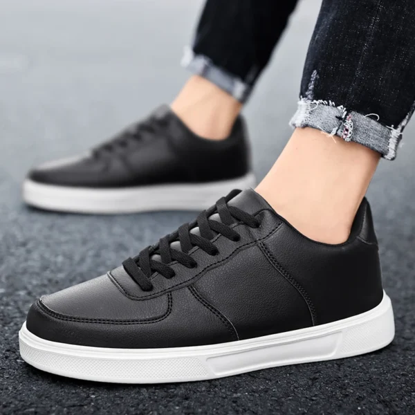 Classic White Sneakers for Men Women Comfort Leather Sneakers Skateboarding Sports Shoes Big Size 47 Men Trainers Basket Homme - Image 5