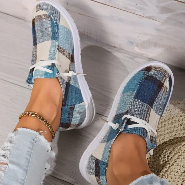 Canvas Shoes Woman Light Weight Slip-on Flat Sneakers Ladies Summer Breathable Cloth Loafers Design Espadrilles  Luxury Shoes - Image 6