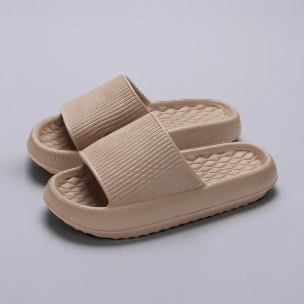 Women's Thick Platform Cloud Slippers EVA Soft Sole Pillow Slides Summer Beach Flip Flops Women Non Slip Bathroom Home Slippers - Image 13