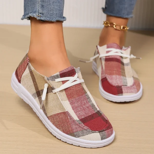 Canvas Shoes Woman Light Weight Slip-on Flat Sneakers Ladies Summer Breathable Cloth Loafers Design Espadrilles  Luxury Shoes - Image 8