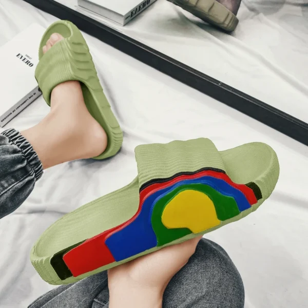 2022 Man Slippers Summer Beach Fashion New Eva Soft Women Sandals Thick Platform Leisure Ladies Indoor Bathroom Anti-slip Shoes - Image 13