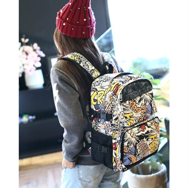 Women's Korean Style Large Capacity Travel Bag Backpack - Image 6