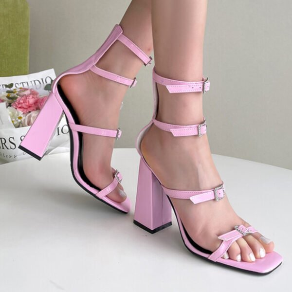 Women's Open-toe High Heel Sandals - Image 4