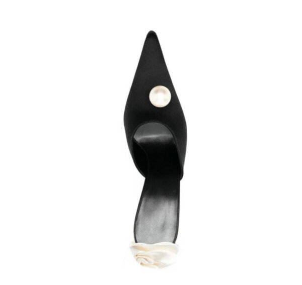 Women's Pointed Pearl High Heels - Image 5