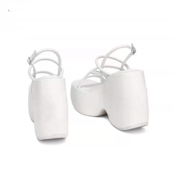 Women's Waterproof Platform Plus Size High Heels - Image 5