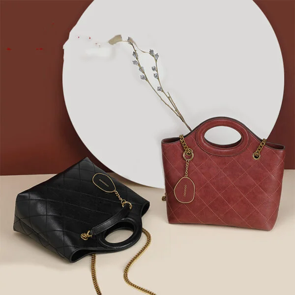 Bag Women New Fashion Ins Lingge Chain Bag Simple - Image 3