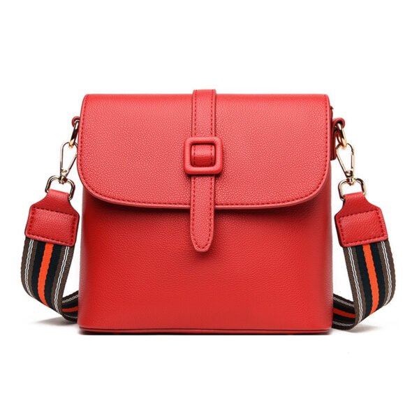 Women's Leather Strap Crossbody Shoulder Bag - Image 6