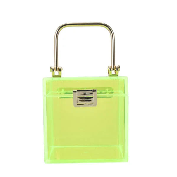 Acrylic Transparent Box Personality Creative Ins Net Red Wild Chain Messenger Jelly Bag - Image 2