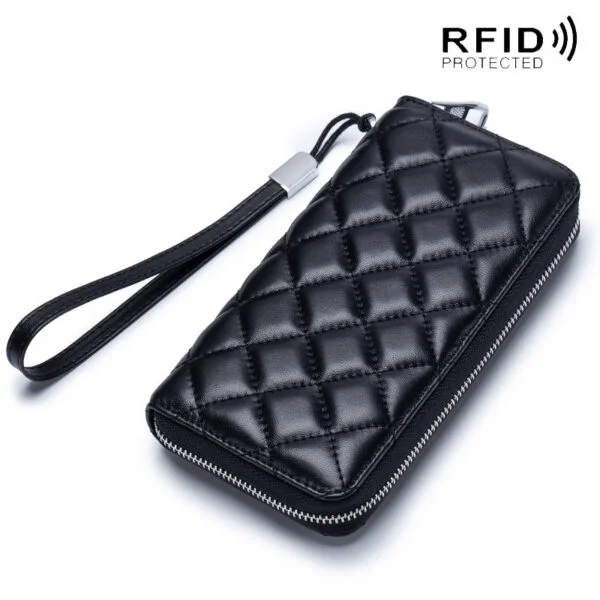 Women's Long Multifunctional Leather Large Capacity Wallet - Image 4