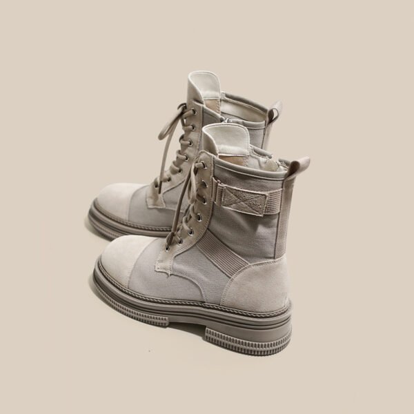 Women's New British Style Thick Sole Heightening Martin Boots - Image 3