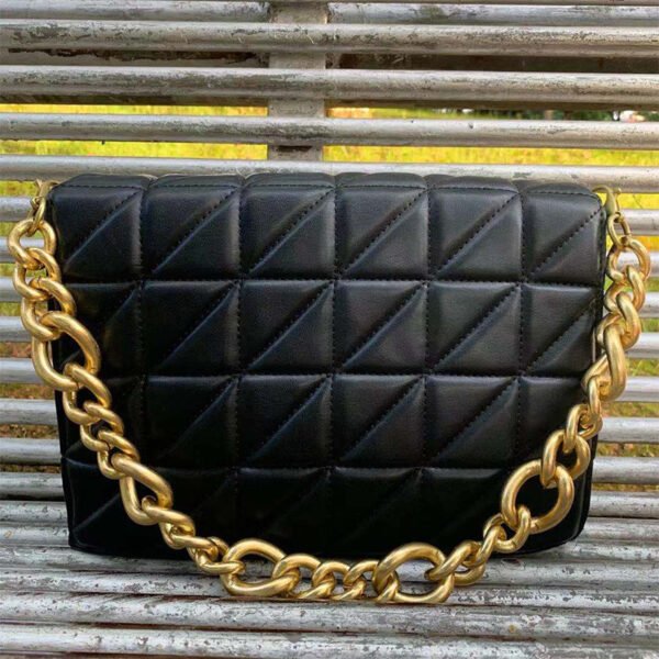 All-match Quilted One-shoulder Chain Bag Small Square Bag Envelope - Image 9