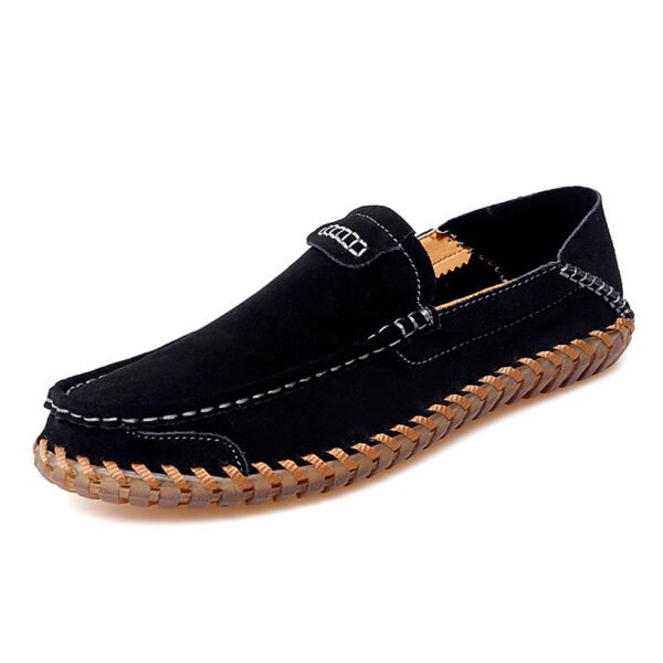 Autumn Leather Slip-on Lazy Shoes Men - Image 6