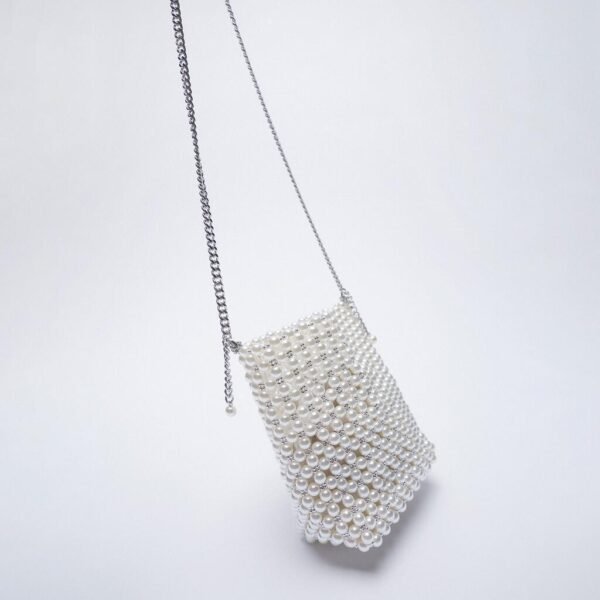 Beaded Woven Summer One-shoulder Diagonal Handbag - Image 2