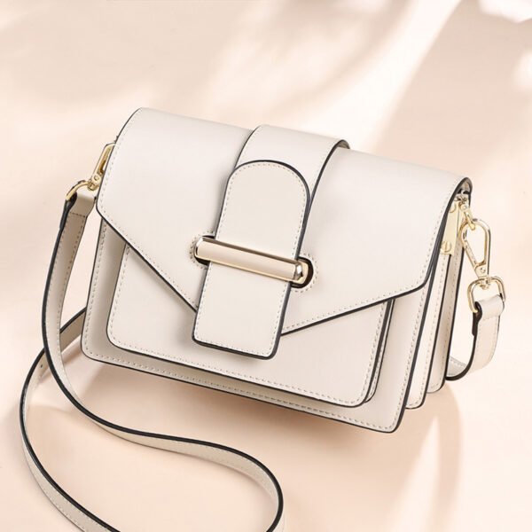 All-match Leather Shoulder Messenger Handbag - Image 3