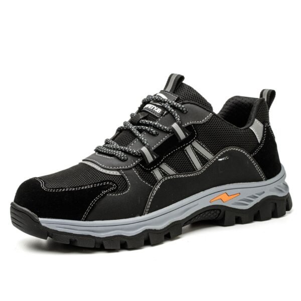 Anti Slip Steel Toe Work Shoes On Construction Sites - Image 6