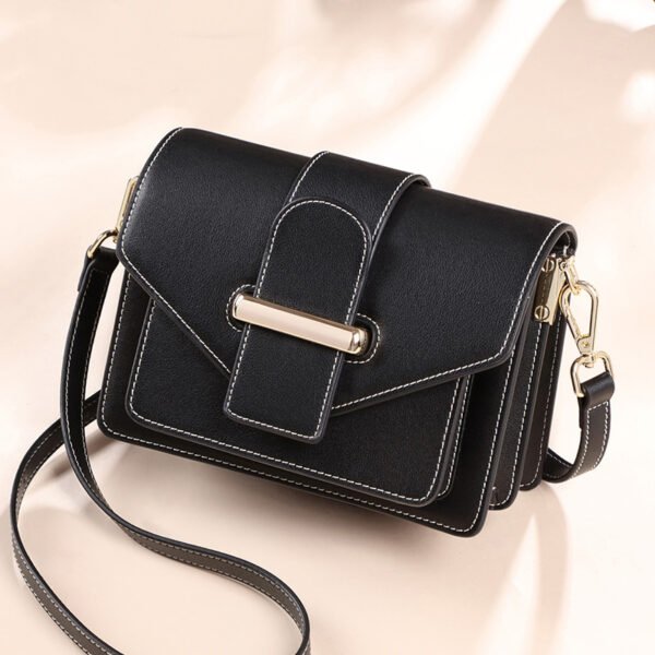 All-match Leather Shoulder Messenger Handbag - Image 2