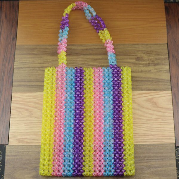 Woven Beaded Bag With Various Pattern Puzzles - Image 9