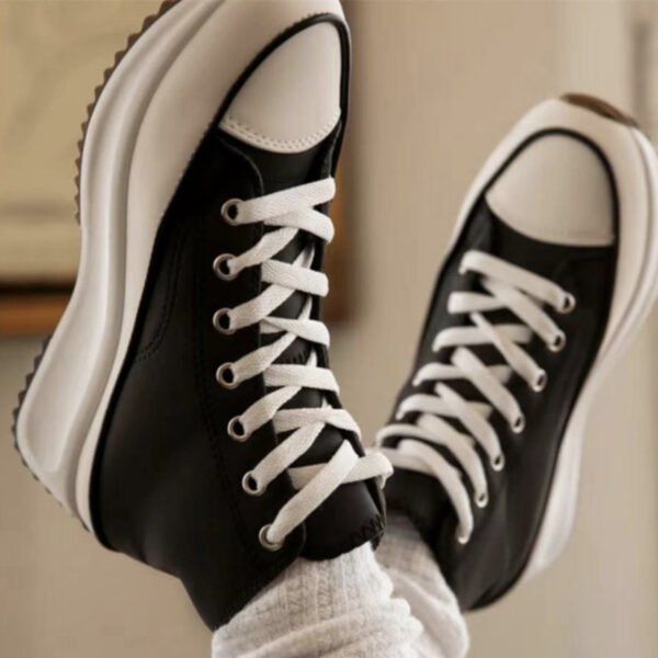 Women's Platform High Top Canvas Shoes