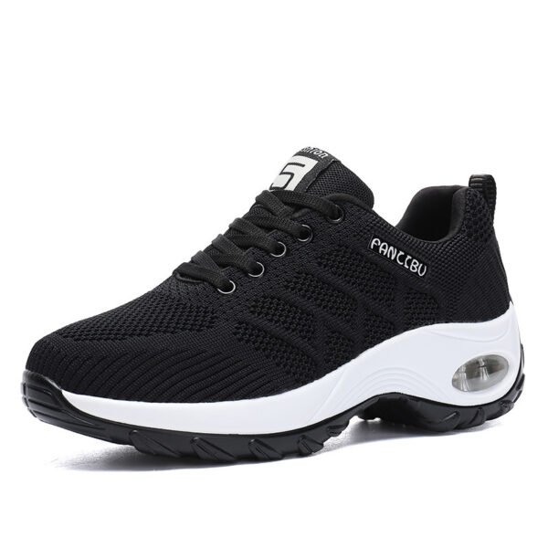 Air Cushion Comfortable Mesh Surface Flying Woven All-match Running Shoes - Image 6