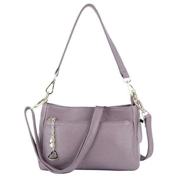 Women's Genuine  Messenger Leather Shoulder Bag - Image 3