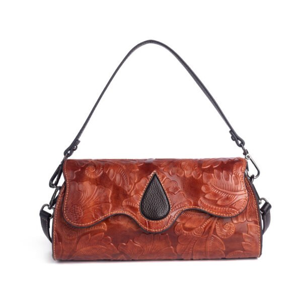 Women's Retro Leather Multifunctional Head Layer - Image 4