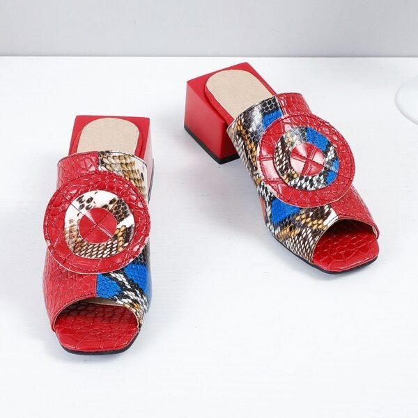 Women's Plus Size Spring And Summer New Fish Mouth Sandals And Slippers - Image 7