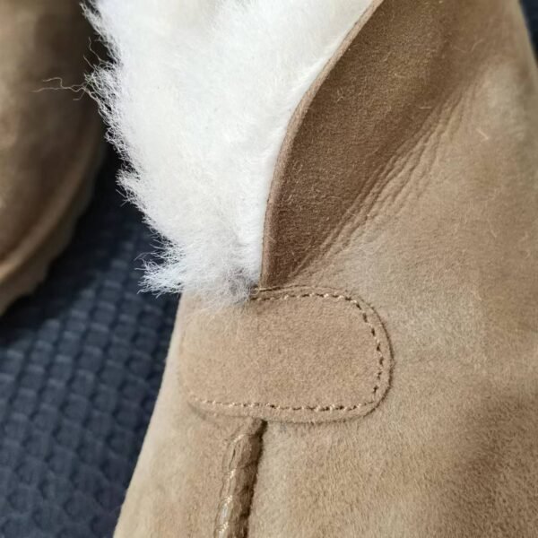 Women's Fashionable Suede Fur Snow Boots - Image 5