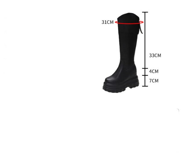 Women's Korean Style Slim But Knee Boots - Image 7