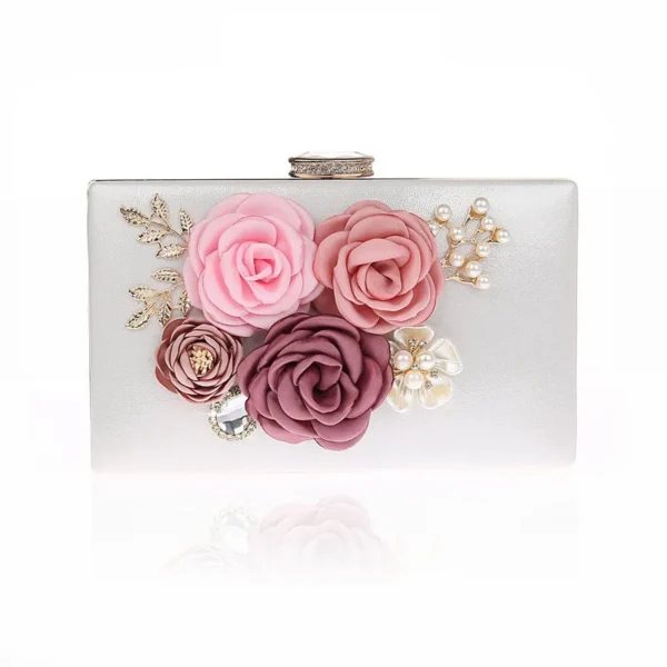 Fashion Evening Bags Purses Clutch PU Leather Cute Women Messenger Shoulder Bags  Small Square Bag Pink  Wedding Party Handbags - Image 12