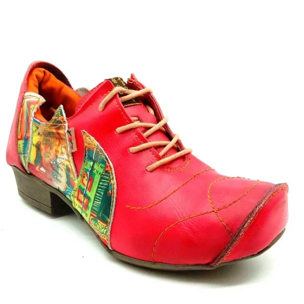 2024 New Fashion Beauty Women Leather Leisure Low Top Flat British Board Shoes - Image 8