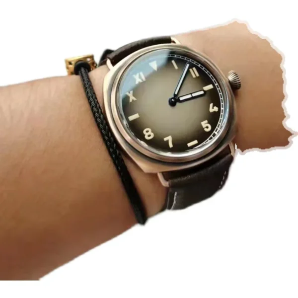 44mm Simple Fashion Bronze Quartz Watch Luminous Sapphire Glass Mirror Waterproof Diver Sports Quartz Watches for Men Hot Gifts - Image 2