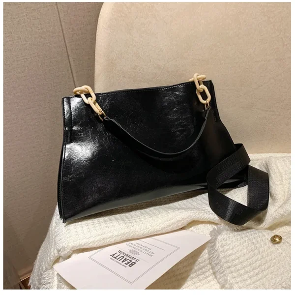 2023 New Design Handbags Women Shoulder Bag Soft Synthetic Leather Crossbody Large Capacity Fashion Female Underarm Bags - Image 8