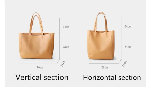 Bag Women Handbag 2020 New Fashion Shoulder Bag Large Bag Tote Bag First Layer Cowhide Simple Large-capacity Commuter Leather - Image 4