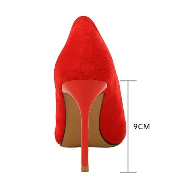 BIGTREE Shoes 2024 New Women Pumps Suede High Heels Shoes Fashion Office Shoes Stiletto Party Shoes Female Comfort Women Heels - Image 6