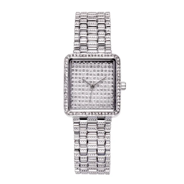 2020 Luxury Brand Square Ladies Watch Fashion Women Watches Diamond Waterproof Quartz Watch Gold Clock Crystal Female Wristwatch - Image 14