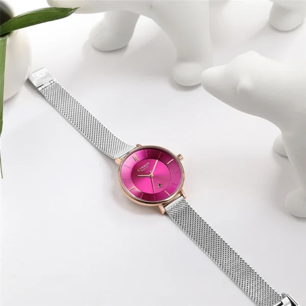 Women Watches Waterproof CURREN Quartz Wristwatches relogio feminino Fashion Watch Women Ladies Dress Analog Mesh Ladies Watches - Image 5