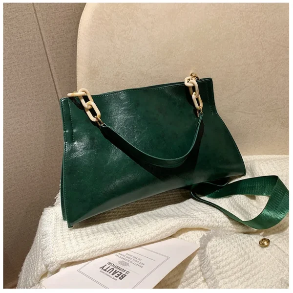 2023 New Design Handbags Women Shoulder Bag Soft Synthetic Leather Crossbody Large Capacity Fashion Female Underarm Bags - Image 7