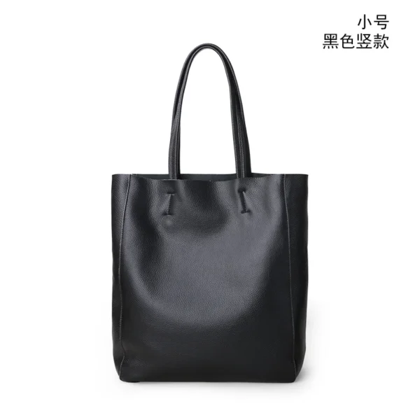 Bags women's 2020 new female handbag shoulder bag leather large toe cap leather simple fashion large capacity laptop tote bag - Image 11