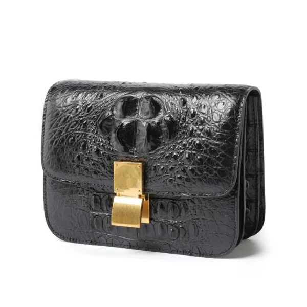 2022 New Crocodile Skin Lady's Shoulder Bag Fashion Genuine Leather Women Messenger Bag Leisure Small Square Bag 45 - Image 7