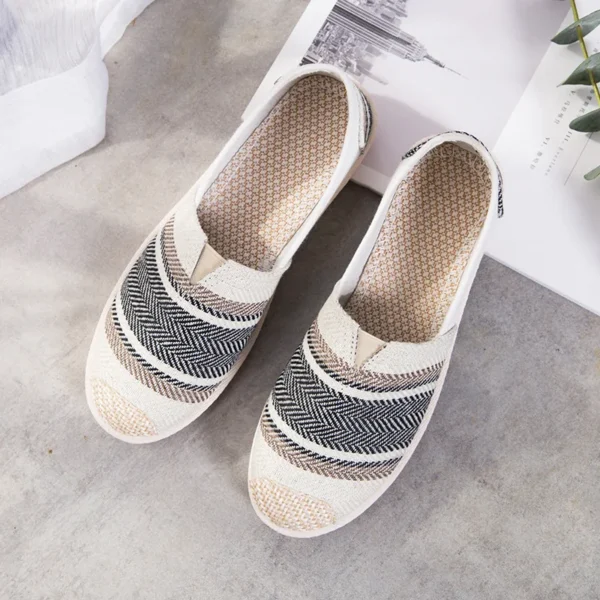 2023 Shoes Women's Summer Mesh Breathable Flat Shoes Ladies Comfort Light Sneaker Socks Women Slip on Loafers Zapatillas Muje - Image 17