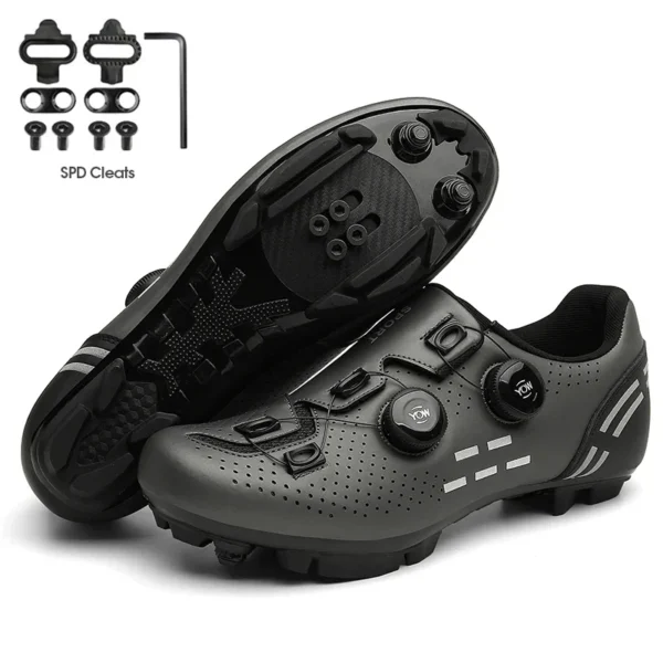 2023 Cycling Sneaker Mtb with Cleats Men Carbon Sports Speed Bike Shoes Women Mountain Racing Flat SPD Road Cycling Footwear - Image 11