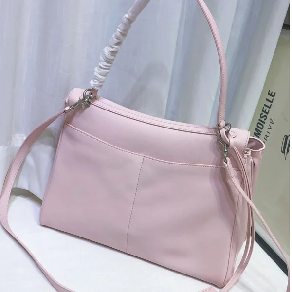 34cm Handbag Crossbody Bag Large Capacity 2024 Spring and Summer New Fashionable Simple Solid Color Flip Bag Single Shoulder Bag - Image 9