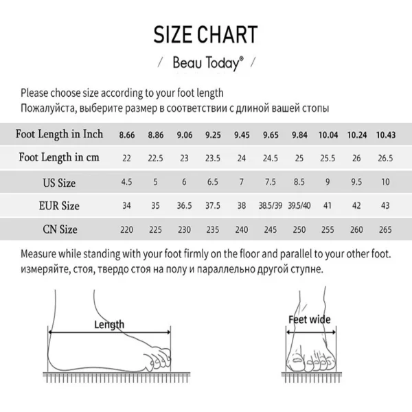 BEAUTODAY Summer Sandals Women Genuine Cow Leather Sewing Design Solid Color Hook&Loop Simple Casual Ladies Shoes Handmade 34562 - Image 4